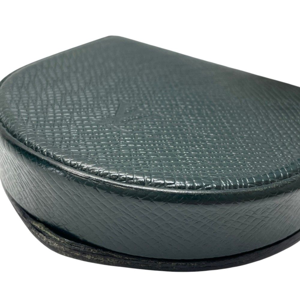 Louis Vuitton Taiga Porte-Monnaie Cuvette Coin Purse Leather Green High Quality — view 3