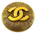 Chanel Vintage CC Logo Brooch Metal Gold High Quality Presence Accent