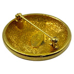 Chanel Vintage CC Logo Brooch Metal Gold High Quality Presence Accent — view 6
