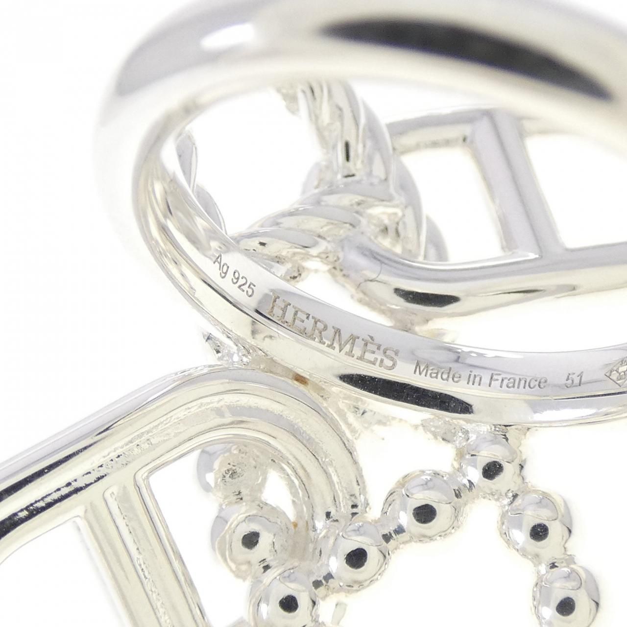 Hermes Chaine D'ancre Alea II Ring — view 4