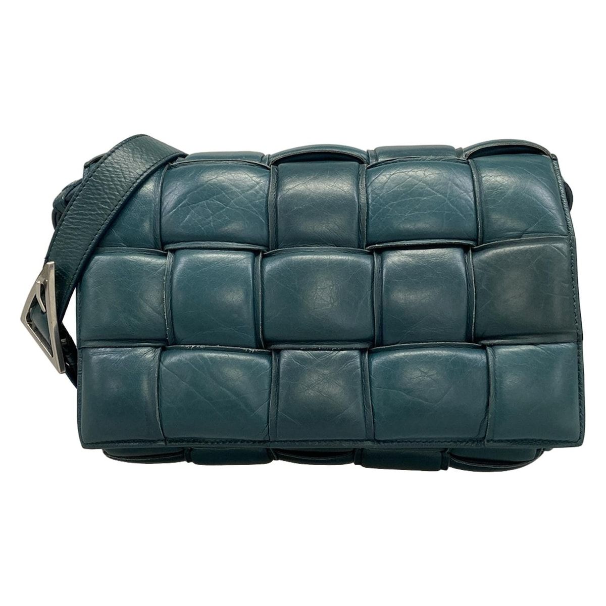 Bottega Veneta Shoulder Bag Padded Cassette Mallard Lambskin