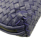 Bottega Veneta Shoulder Bag Nodini Navy Leather — view 6