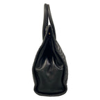 Bottega Veneta Handbag Intrecciato Black Leather — view 4