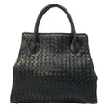 Bottega Veneta Handbag Intrecciato Black Leather