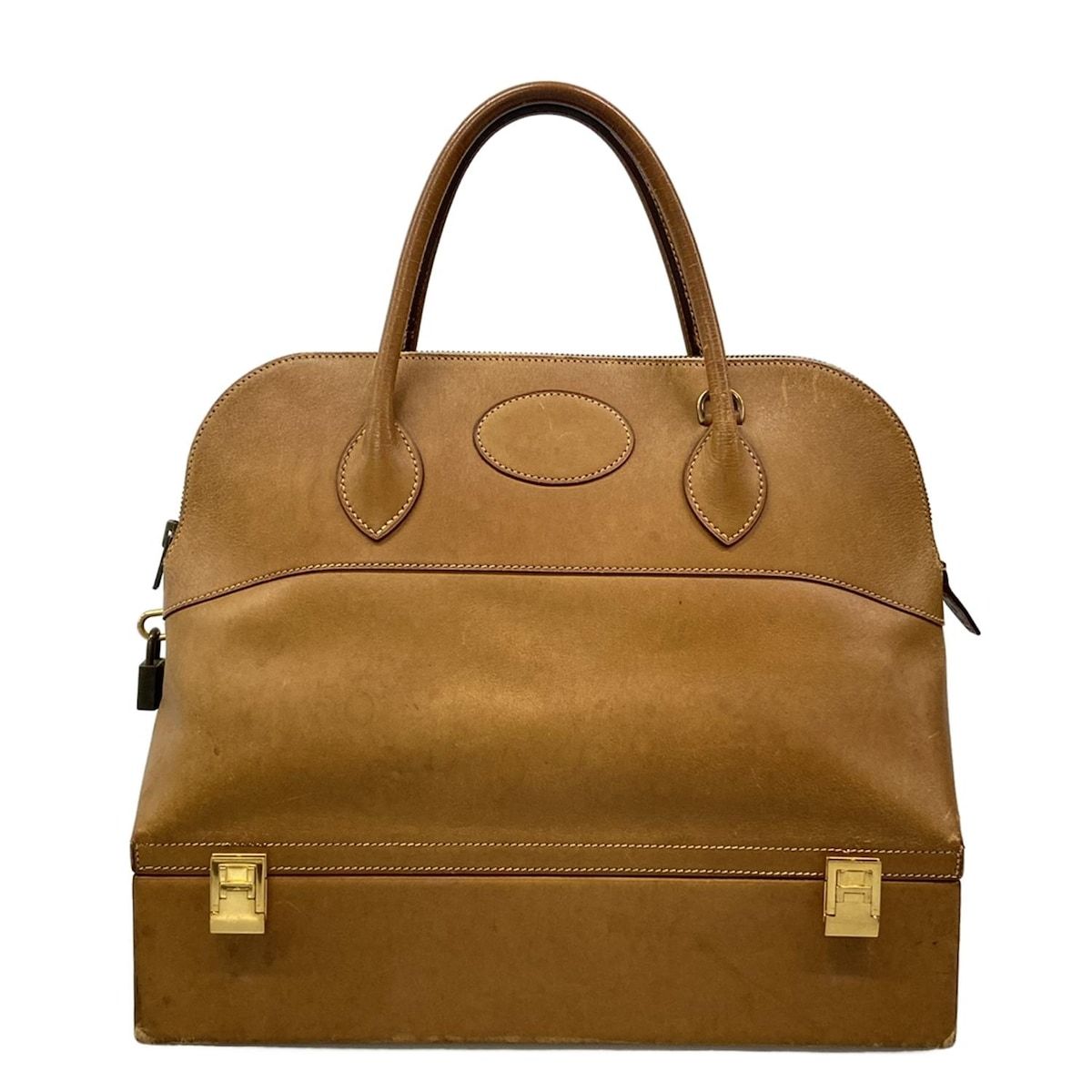 Hermes Handbag Macpherson Natural Gold