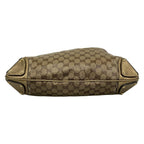 Gucci Handbag Indie Beige Dark Brown Gold Leather — view 5
