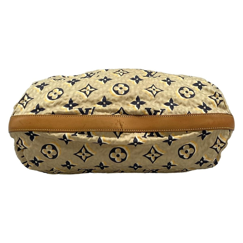 Louis Vuitton Shoulder Bag Collection Line Bulle MM Beige Cotton — view 5