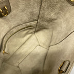 Celine Shoulder Bag Sangles Small Beige Leather — view 7