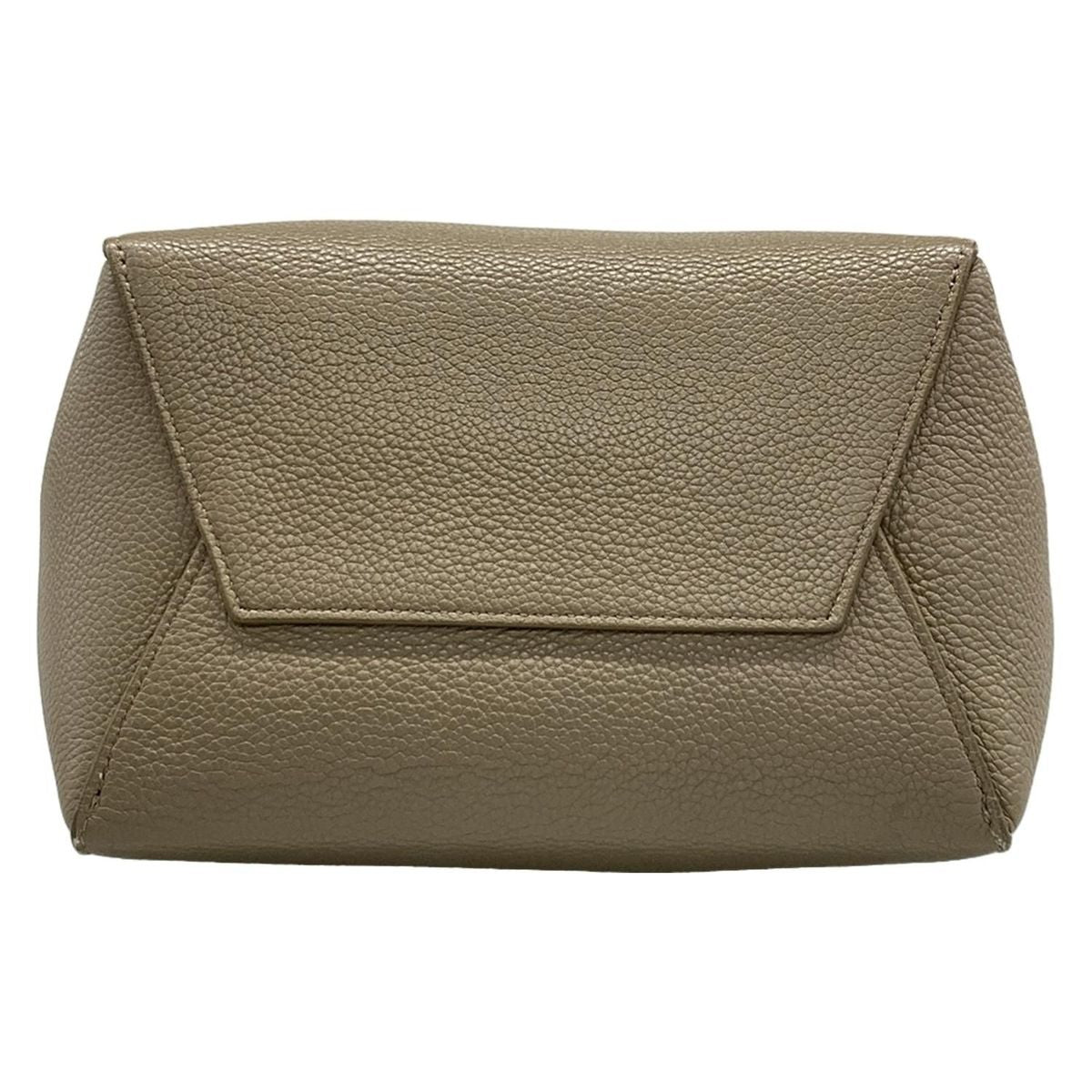Celine Shoulder Bag Sangles Small Beige Leather — view 5