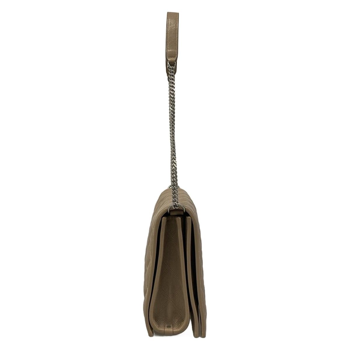 Saint Laurent Paris Shoulder Bag Beige Chain Leather — view 2