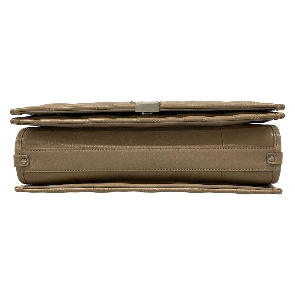 Saint Laurent Paris Shoulder Bag Beige Chain Leather — view 5