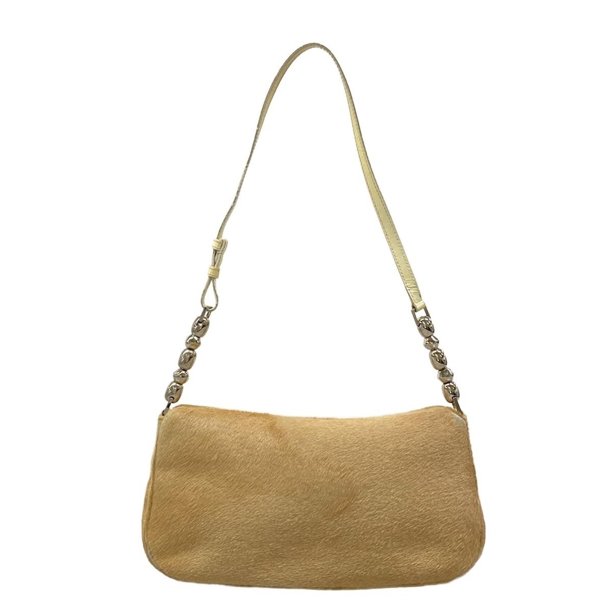 Dior Shoulder Bag Maris Pearl Light Brown Ivory Leather — view 3