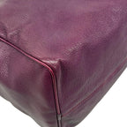 Loewe Handbag Purple Leather — view 6