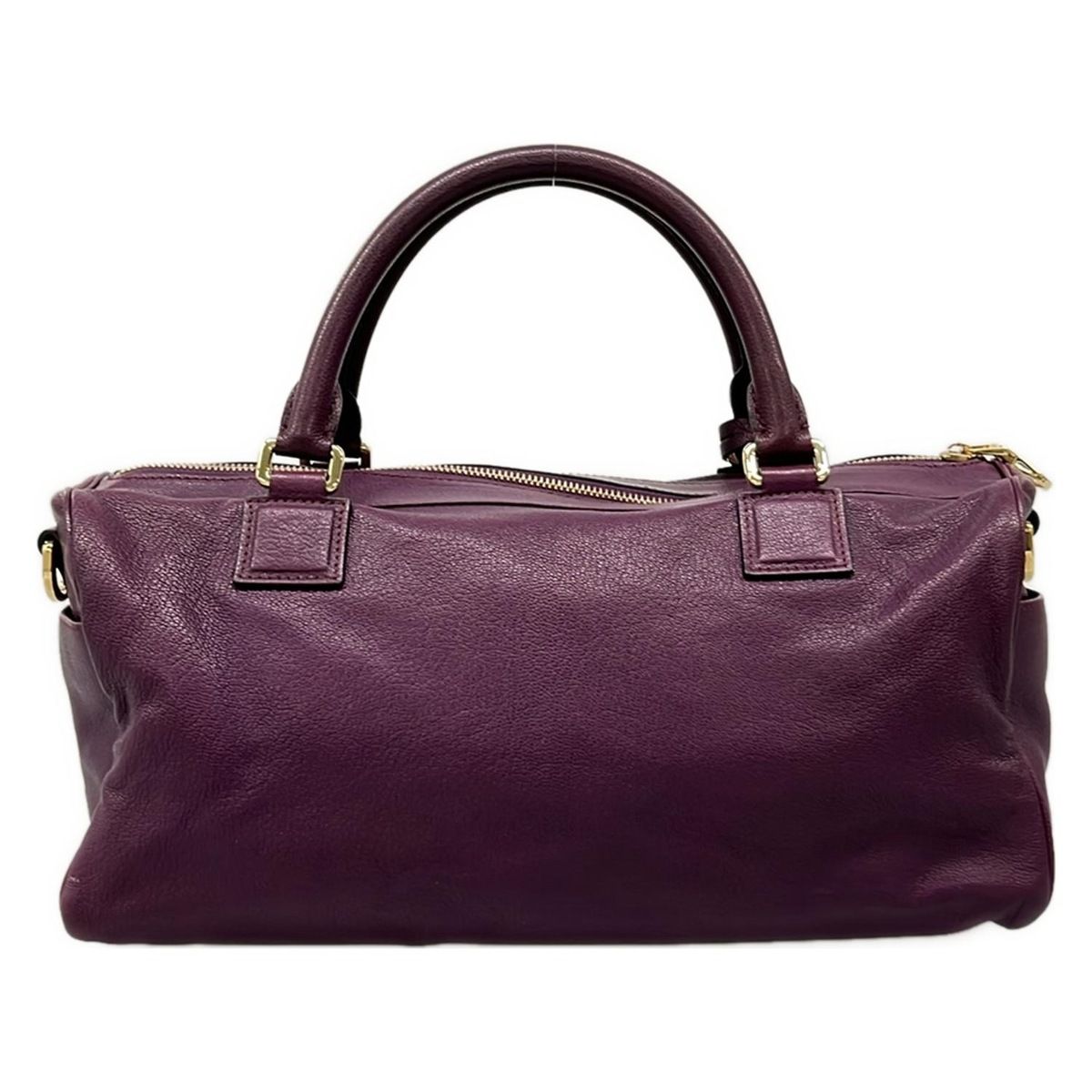 Loewe Handbag Purple Leather — view 3