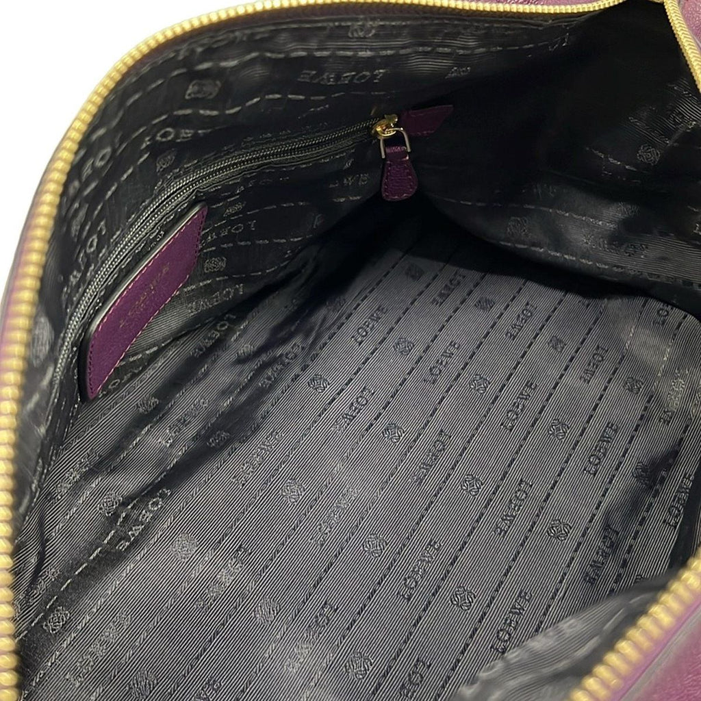 Loewe Handbag Purple Leather — view 7
