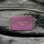 Loewe Handbag Purple Leather — view 9