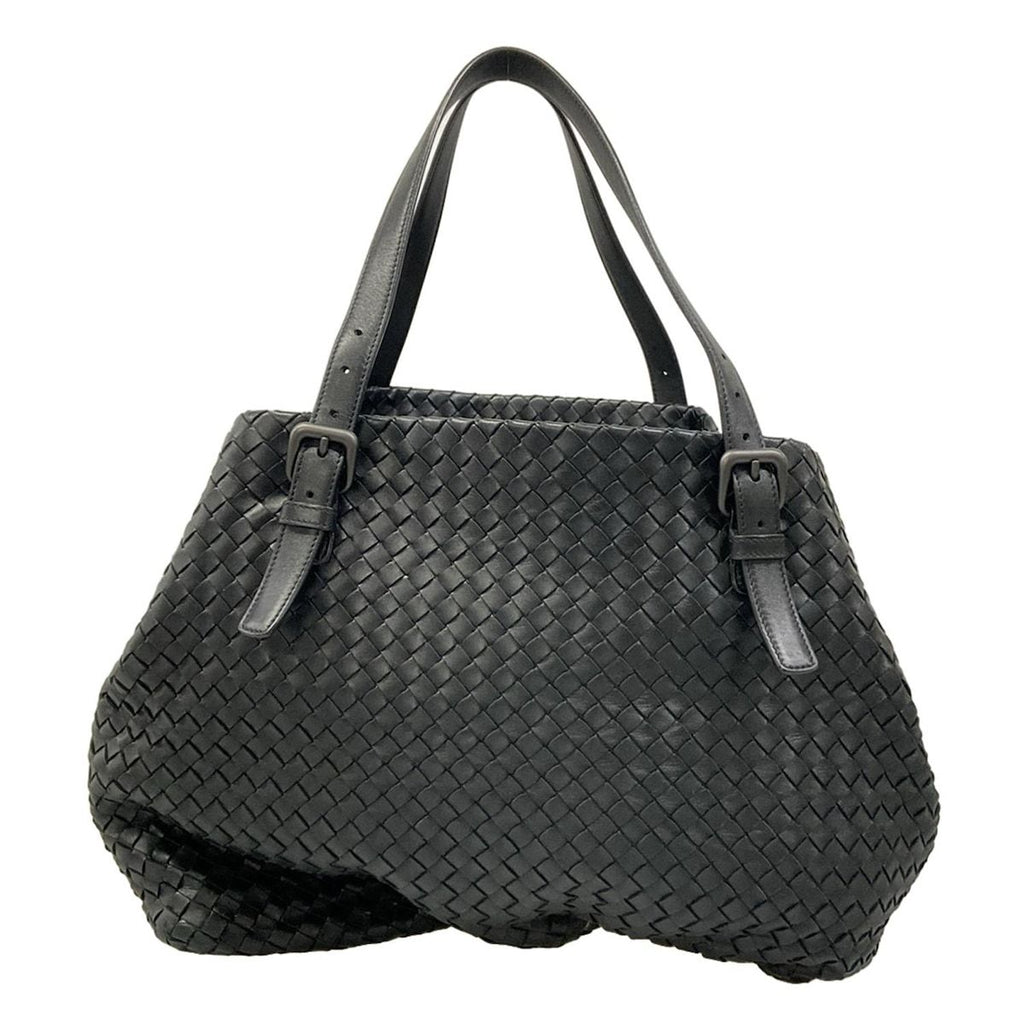 Bottega Veneta Tote Cesta Black Leather — view 3