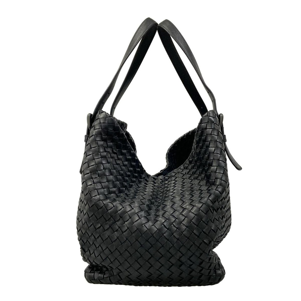 Bottega Veneta Tote Cesta Black Leather — view 4