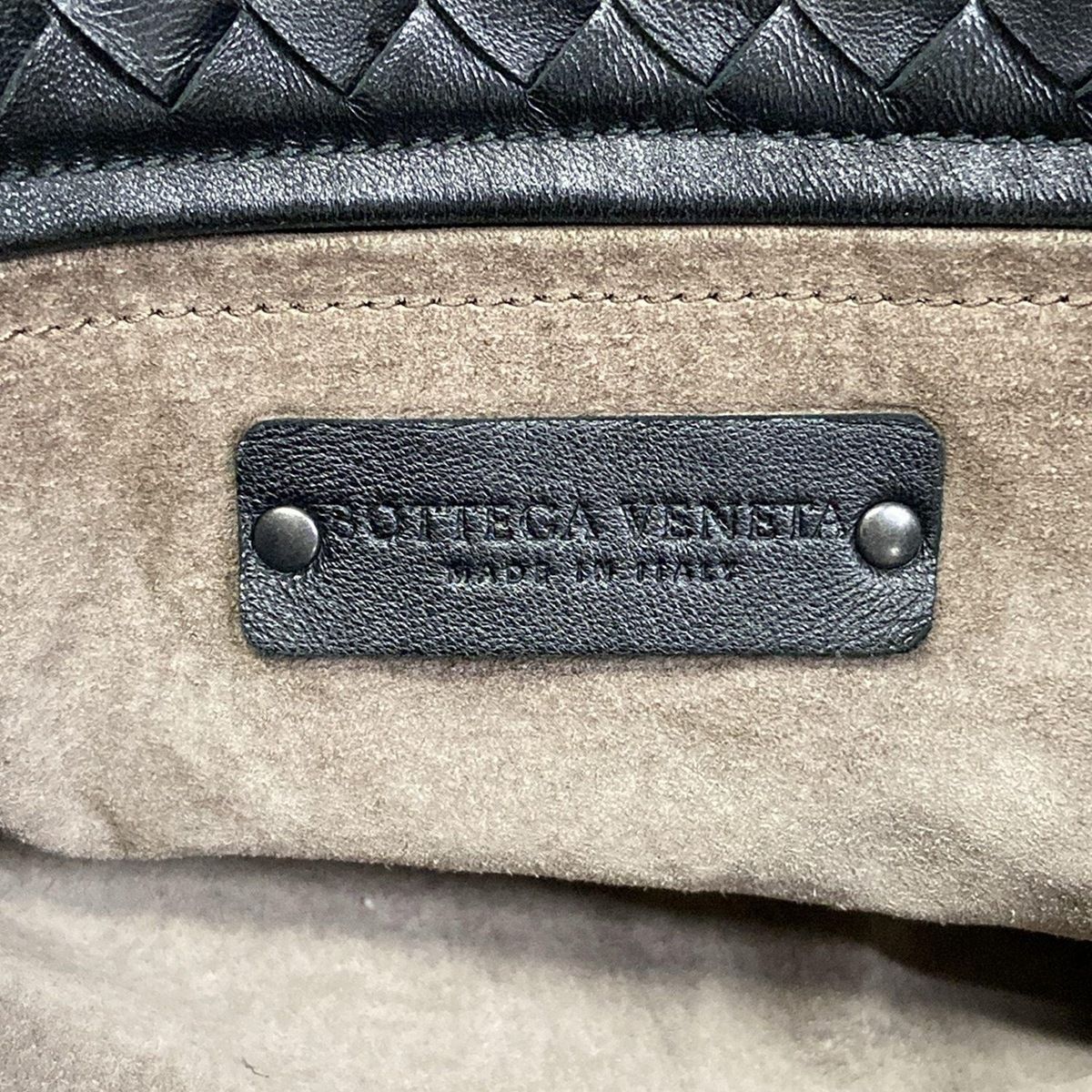 Bottega Veneta Tote Cesta Black Leather — view 8