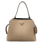 Prada Handbag Beige Leather