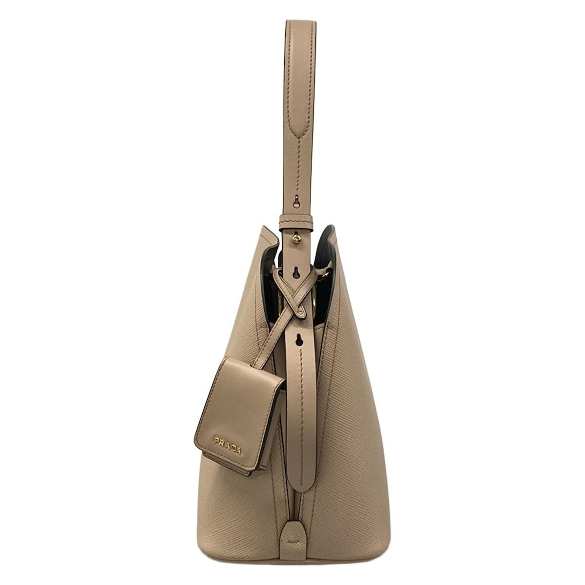 Prada Handbag Beige Leather — view 4