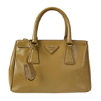 Prada Galleria Mini Bag Light Brown Leather
