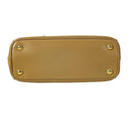 Prada Galleria Mini Bag Light Brown Leather — view 5