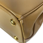 Prada Galleria Mini Bag Light Brown Leather — view 6