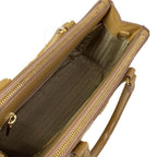 Prada Galleria Mini Bag Light Brown Leather — view 7