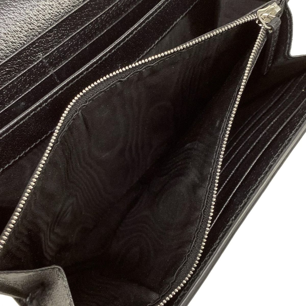 Gucci Wallet Dionysus GG Pattern Black Beige Chain Strap Removable Leather — view 5