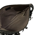 Bottega Veneta Clutch Intrecciato Black Fringe Leather — view 7