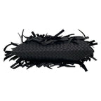 Bottega Veneta Clutch Intrecciato Black Fringe Leather — view 5