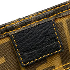 Fendi Tote Zucca Pattern Dark Brown Light Mesh — view 9