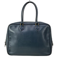 Hermes Handbag Plume 32 Dark Navy Gold