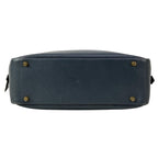 Hermes Handbag Plume 32 Dark Navy Gold — view 5