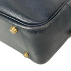 Hermes Handbag Plume 32 Dark Navy Gold — view 6