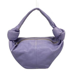 Bottega Veneta Handbag Double Knot Purple Leather