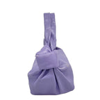 Bottega Veneta Handbag Double Knot Purple Leather — view 4