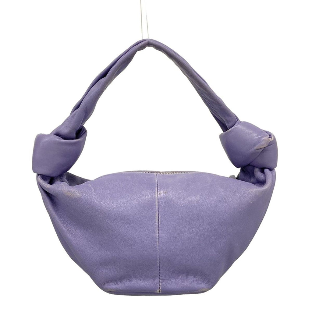 Bottega Veneta Handbag Double Knot Purple Leather — view 3