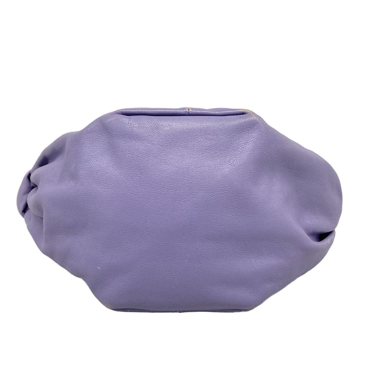 Bottega Veneta Handbag Double Knot Purple Leather — view 5