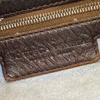 Bottega Veneta Handbag Bag Dark Brown Leather — view 9