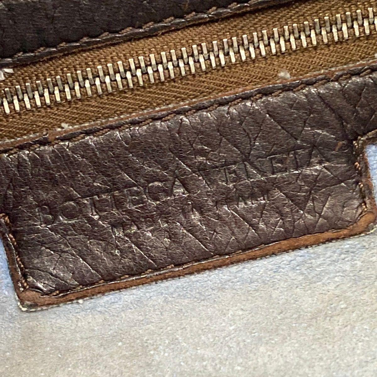 Bottega Veneta Handbag Bag Dark Brown Leather — view 9