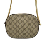 Gucci Shoulder Bag S-veneer Collection Beige Brown Multi Chain Hong Kong Macau — view 3