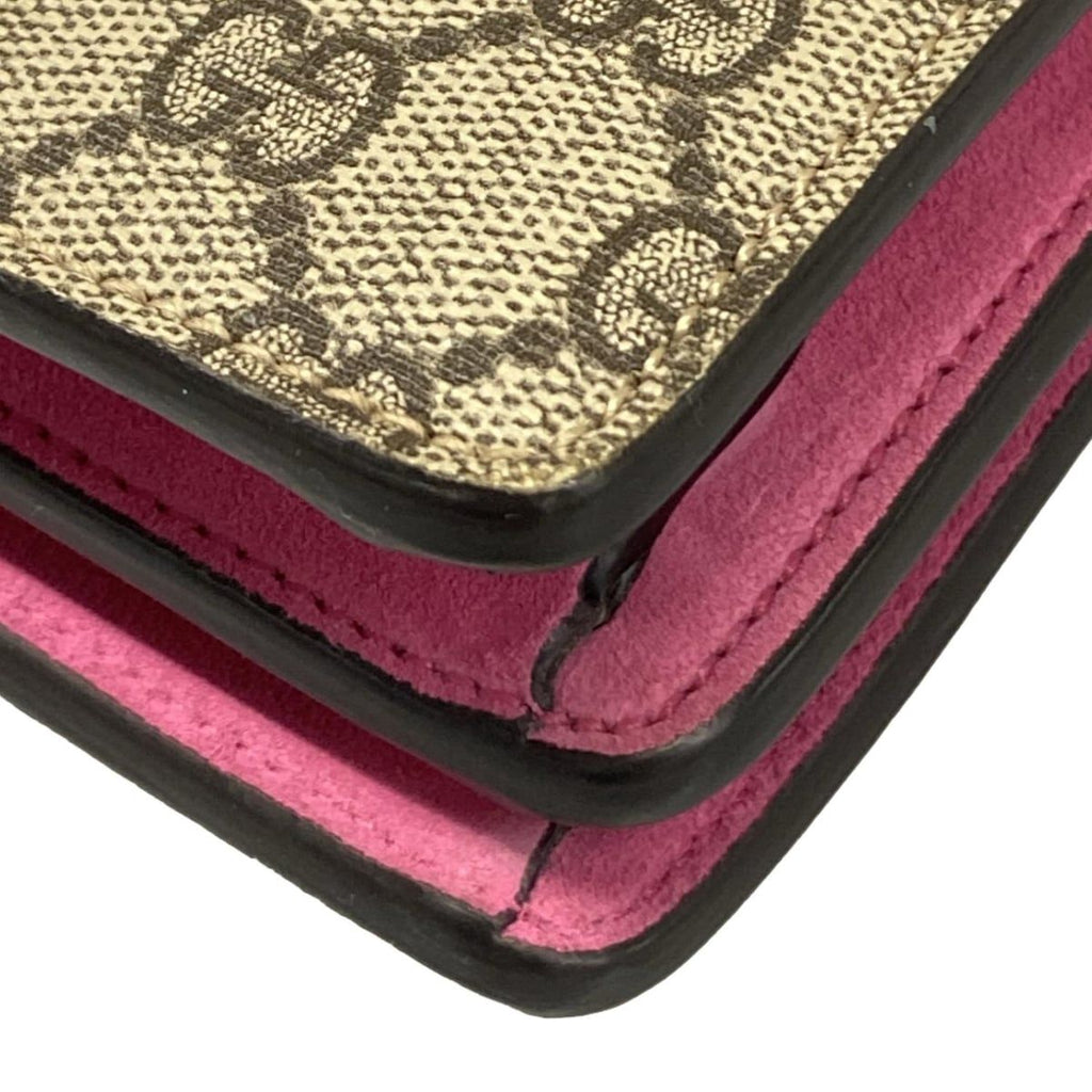 Gucci Shoulder Bag Dionysus Beige Pink Multi Chain Rhinestone — view 6