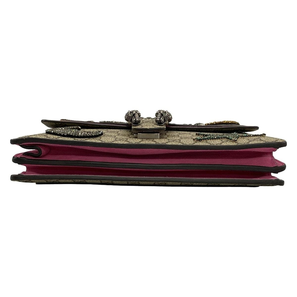 Gucci Shoulder Bag Dionysus Beige Pink Multi Chain Rhinestone — view 5