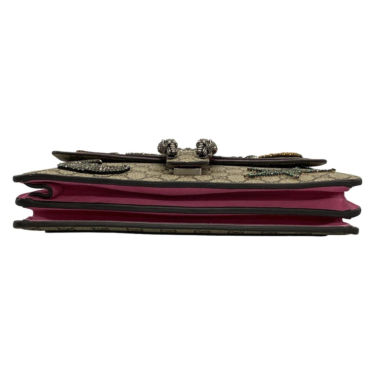 Gucci Shoulder Bag Dionysus Beige Pink Multi Chain Rhinestone — view 5