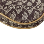 Dior Double Saddle Bag Ivory Dark Brown Beige Leather — view 8