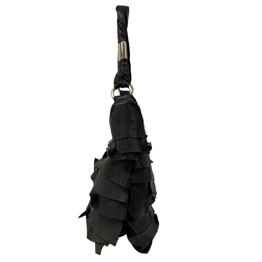 Saint Laurent Rive Gauche Shoulder Bag Tropez Black Leather — view 2
