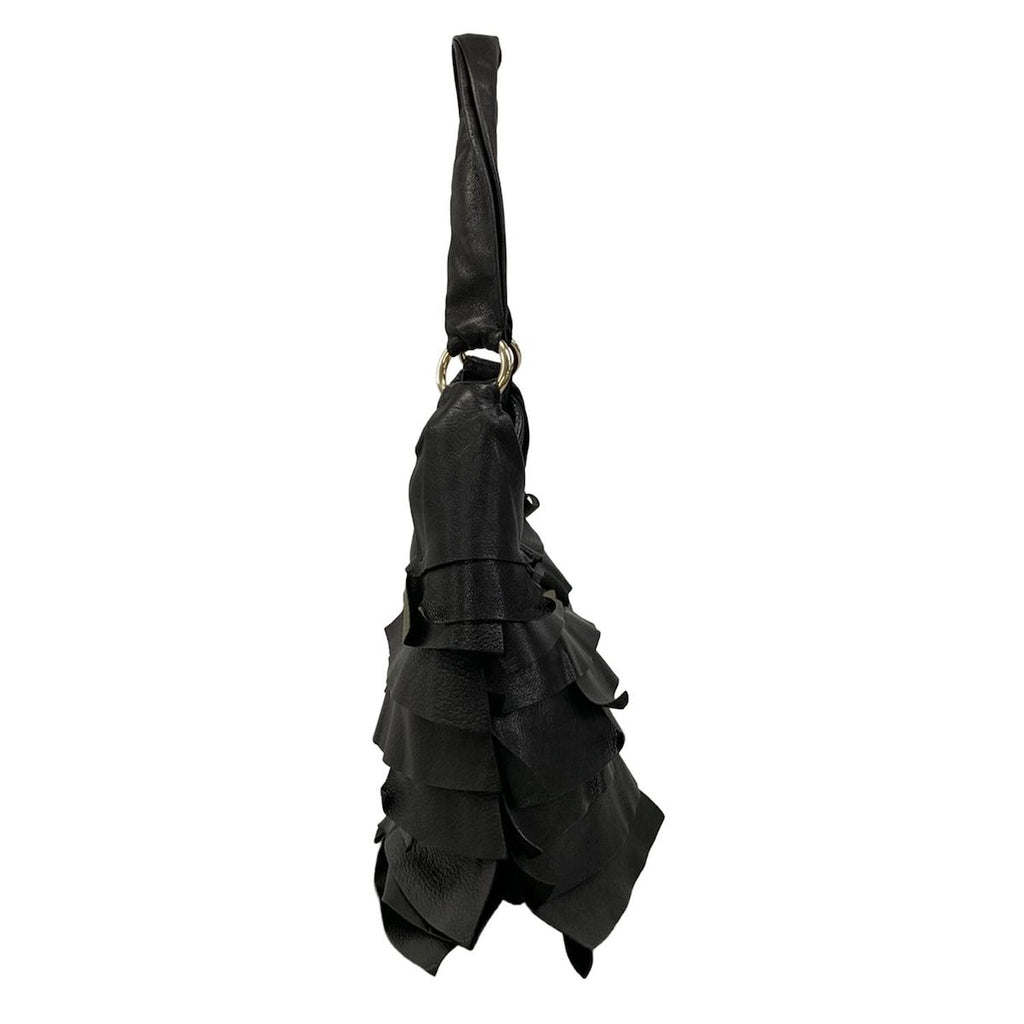 Saint Laurent Rive Gauche Shoulder Bag Tropez Black Leather — view 4