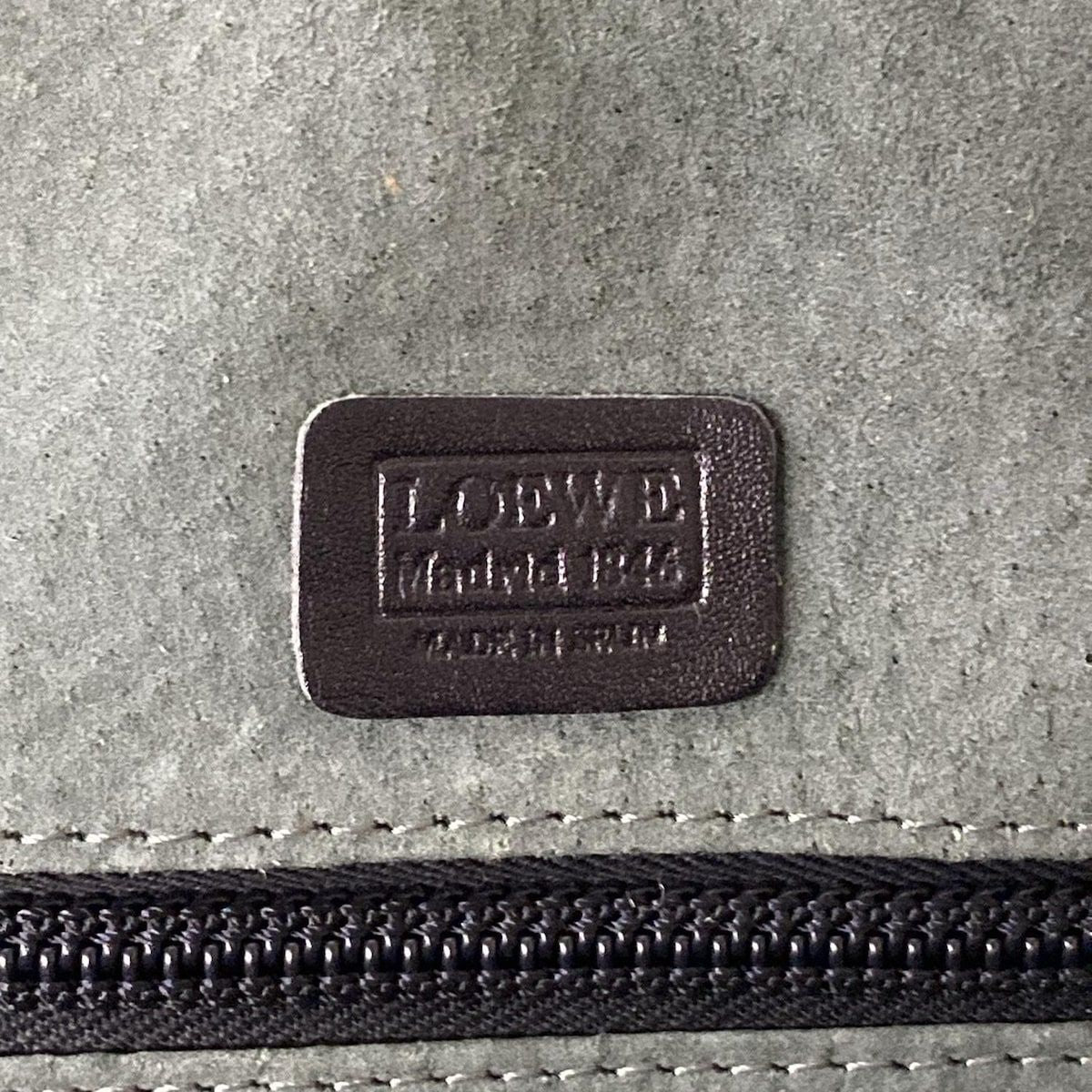 Loewe Handbag Amazona Black Leather — view 7